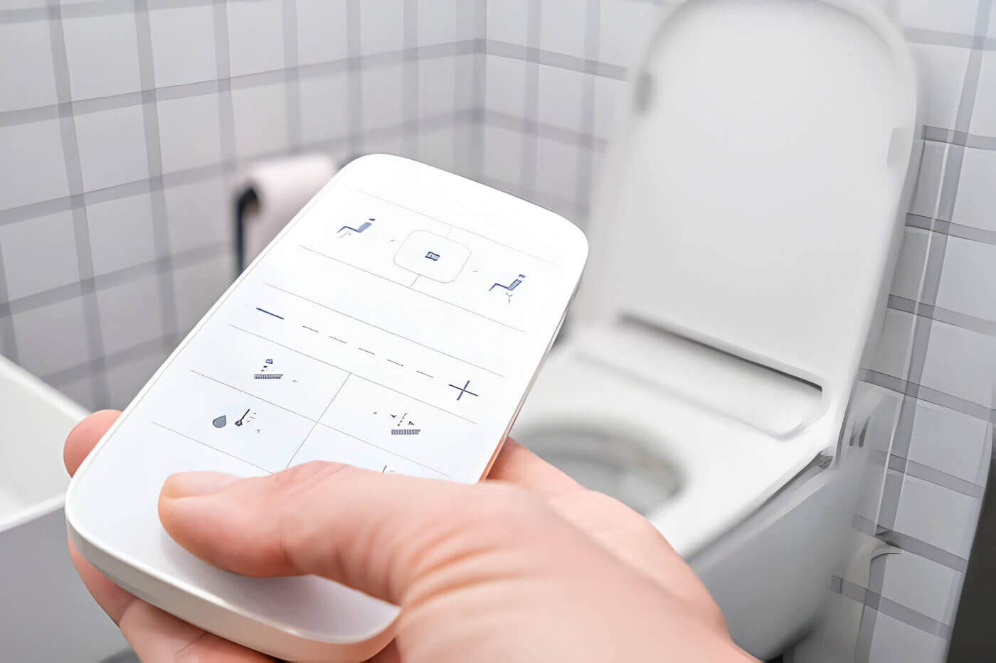 remote control for a Japanese smart toilet